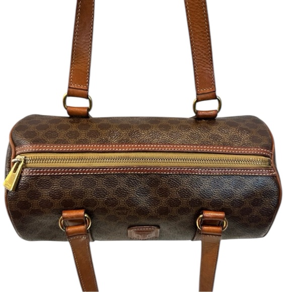 CELINE PARIS MACADAM BOSTON BARREL BAG - Picture 6 of 17